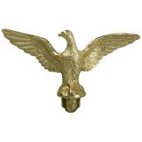 Gold Metal Slip-Fit Eagle for 3/4" Aluminum Pole - Indoor/Parade