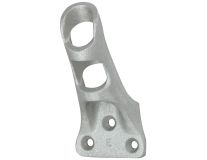 45° Silver Aluminum Bracket - Fits 1" Pole