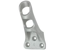 45° Silver Aluminum Bracket - Fits 3/4" Pole