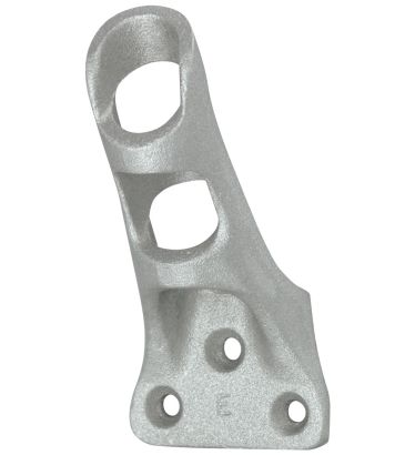 45° Silver Aluminum Bracket - Fits 3/4" Pole