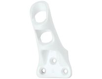 45° White Aluminum Bracket - Fits 3/4" Pole
