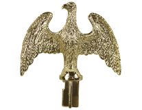 Brass Plated Plastic Slip-Fit Eagle For 1" Aluminum Pole