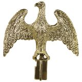 Brass Plated Plastic Slip-Fit Eagle for 3/4" Steel Pole