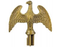 Gold Gilt Plastic Slip-Fit Eagle For 3/4" Aluminum Pole