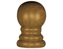 Wood Grain Ball Ornament