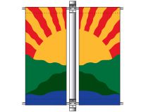 24" Double Street Banner Mounting Kit