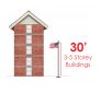 30' Heavy Commercial External Halyard Flagpole