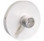 3 1/4" Fiberglass Pole Threaded Stationary Pulley Truck