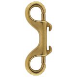 Solid Brass Double Snaphook