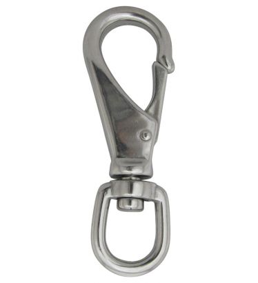 Stainless Steel Swivel Snaphook with Large Eye Opening