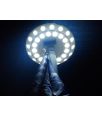 32 LED Flagpole Ornament Solar Disk Light