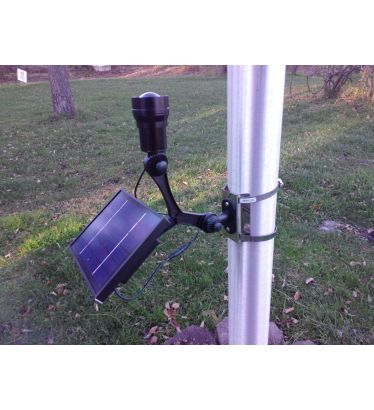 Fixed Head CREE-Powered Commercial Flagpole Solar Light