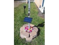 Flex Head CREE-Powered Commercial Flagpole Solar Light