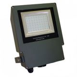 54 LED RGB Color Changing Commercial Solar Flood Light - Remote Control