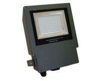 54 LED RGB Color Changing Commercial Solar Flood Light - Remote Control