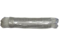 30' Light Rope (Halyard) bagged for a 15' Pole - Silver