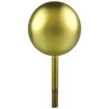 12" Gold Leaf Copper Ball Ornaments - Outdoor