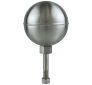 4" Stainless Steel Ball Ornaments - Outdoor
