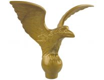 8 1/4" Gold Metal Eagle Ornament
