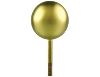 8" Gold Leaf Copper Ball Ornaments - Outdoor