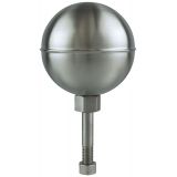 8" Stainless Steel Ball Ornaments - Outdoor