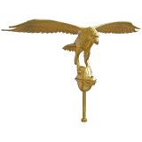 Aluminum Flying Eagle - Gold - 24" Wingspan