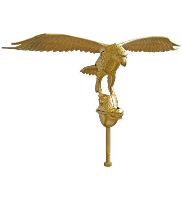 Aluminum Flying Eagle - Gold - 24" Wingspan