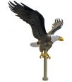 Aluminum Flying Eagle - Natural - 11.25" Span