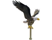 Aluminum Flying Eagle - Natural - 11.25" Span