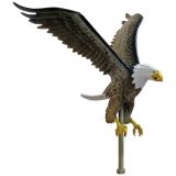Aluminum Flying Eagle - Natural - 15" Wingspan