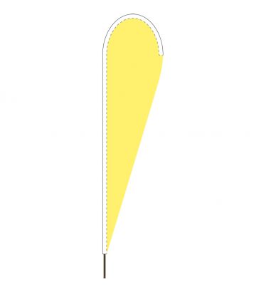 10'x30" FM Yellow Blade Flag