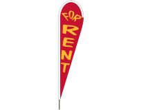 10'x30" For Rent Blade Flag