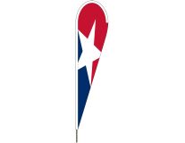 10'x30" Patriotic Star Blade Flag