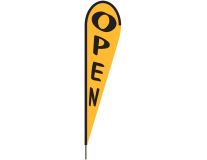 10'x30" Spanish Yellow Open Blade Flag