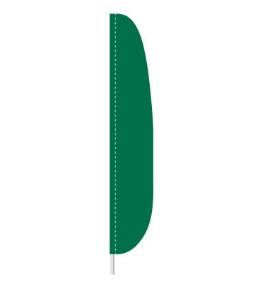 7'x17" Emerald Feather Flag