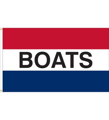3'x5' Boats Message Outdoor Nylon Flag