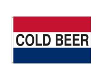 3'x5' Cold Beer Message Outdoor Nylon Flag