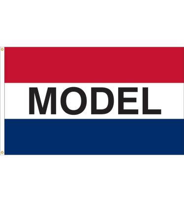 3'x5' Model Message Outdoor Nylon Flag