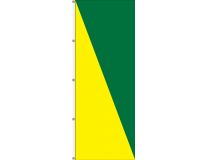 5'x3' Diagonal Vertical Attention Flags