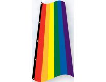 10'x3' Multi-Stripe Vertical Attention Flags