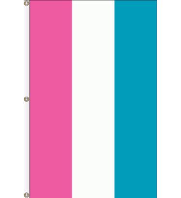 8'x3' 3-Stripe Vertical Attention Flags