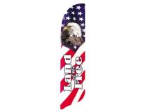 2'x11' Land of the Free Wave Banner