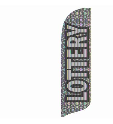 2'x11' Lottery Wave Banner