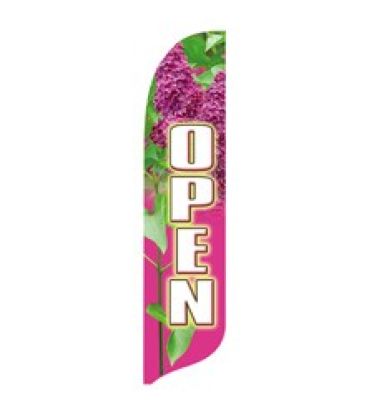 2'x11' Open Garden Wave Banner