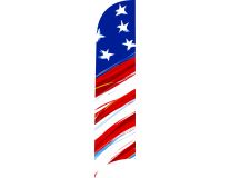 Patriotic Stars & Stripes Wave-Pro Banner