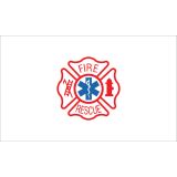 3'x5' Fire Rescue Outdoor Nylon Flag