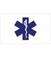 3'x5' Star Of Life Outdoor Nylon Flag