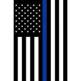 18"x12" Thin Blue Line U.S. Garden Flag