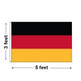 3'x5' Germany Nylon Outdoor Flag