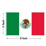 3'x5' Mexico Nylon Outdoor Flag